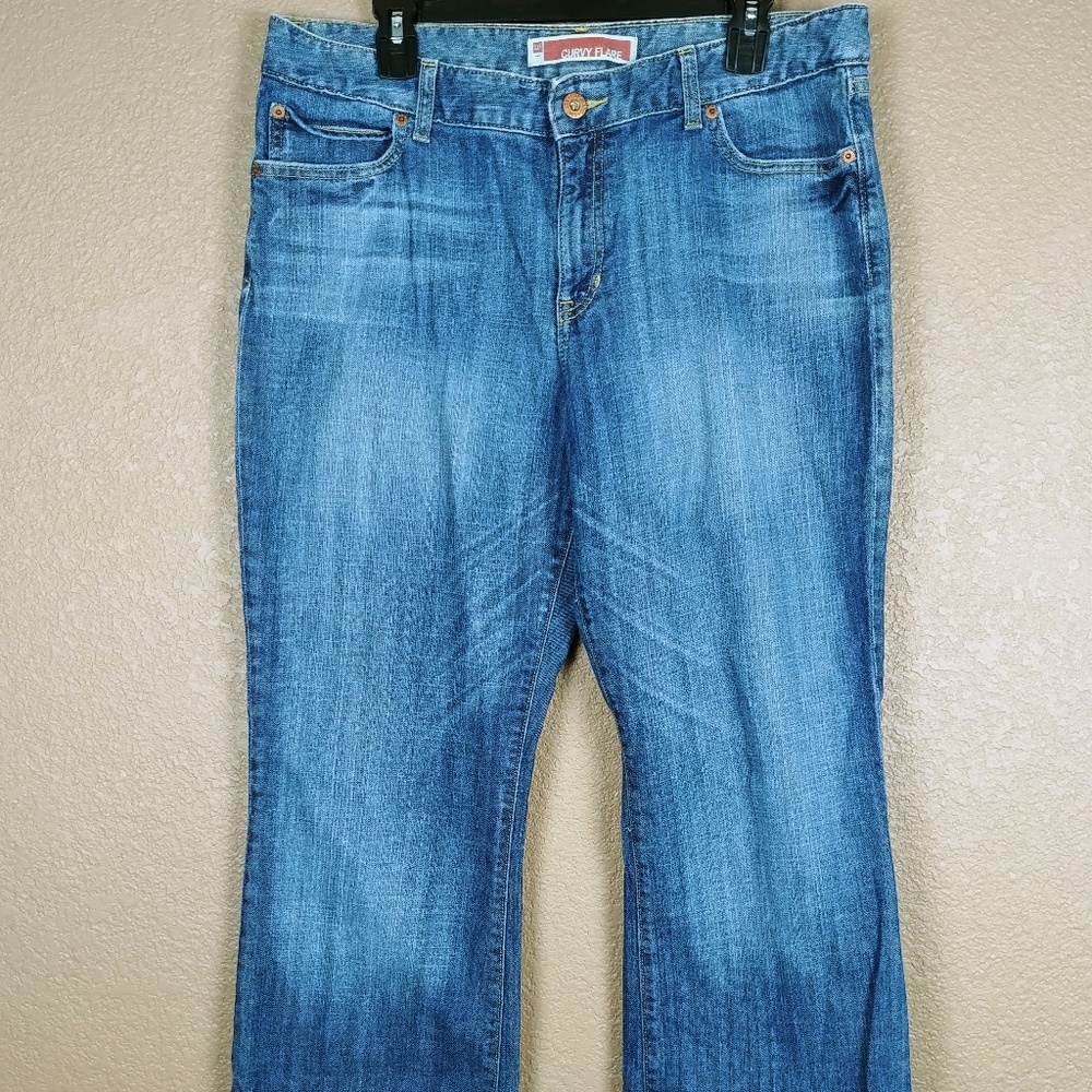 Gap Womens Curvy Flare Jeans Size 14